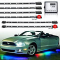 8pc 24 inch Tubes + 4pc 12 inch Tubes 3 Million Color LED Underbody Glow X22763