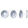 50 lb 2x22 Flat Washers Steel Zinc P8295