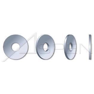 50 lb 2x22 Flat Washers Steel Zinc P8295
