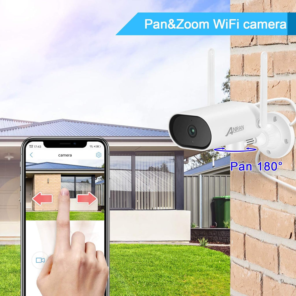 2K 8 Channel Wireless Security Camera System with 1TB Hard Drive R517