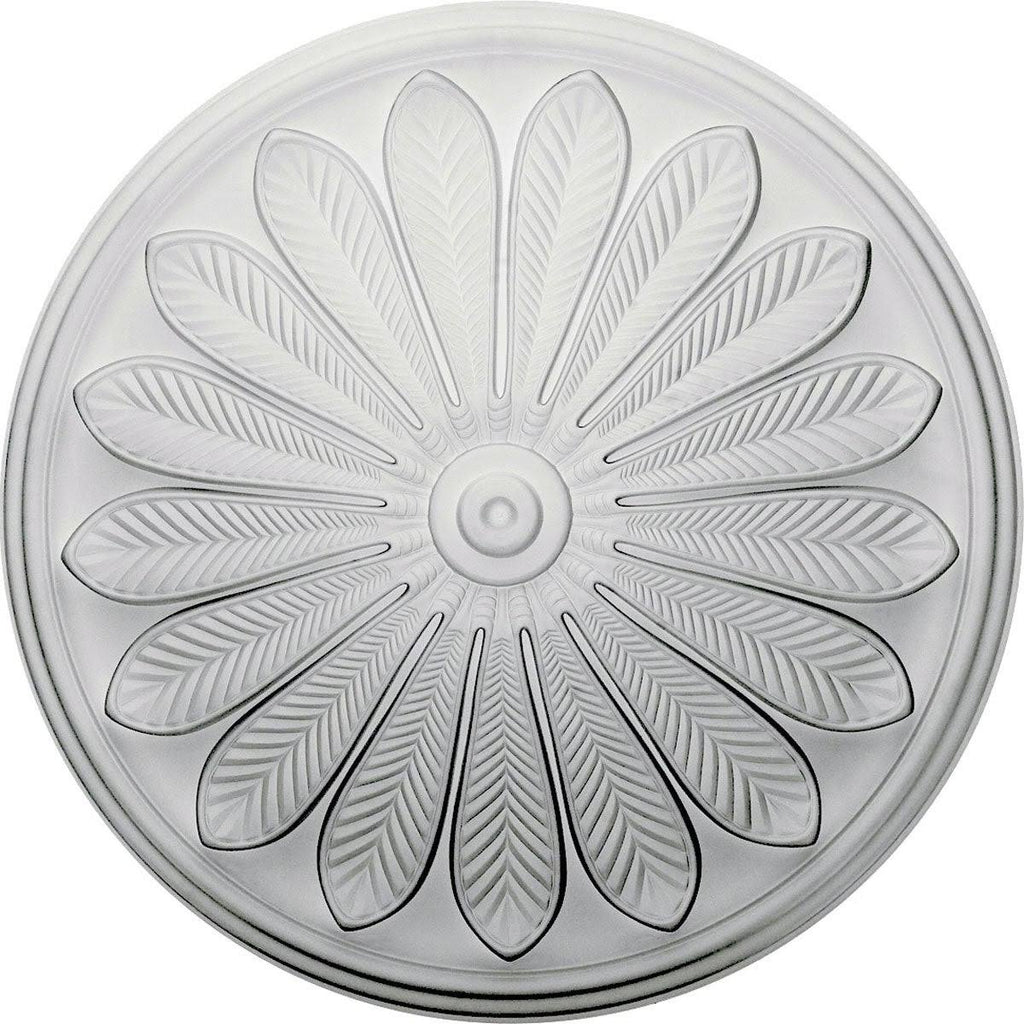 Hand-Painted Rubbed Bronze Ceiling Medallion W522