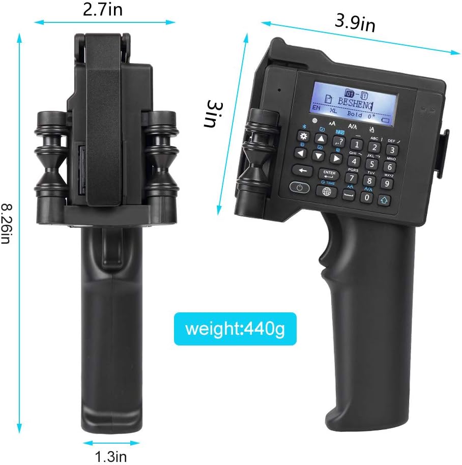 Handheld Inkjet Printer with Ink Cartridge K8918