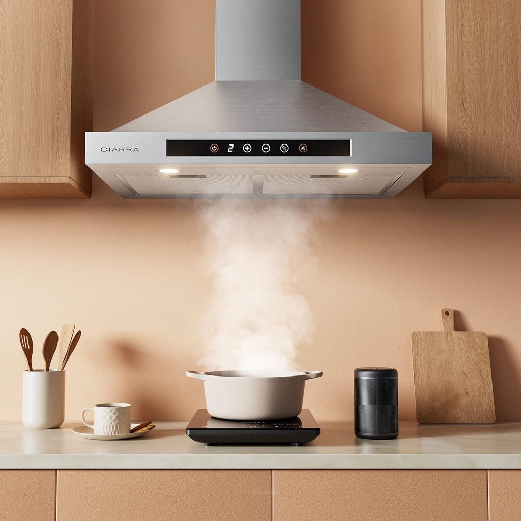 30 inch Stainless Steel Smart Range Hood V5879