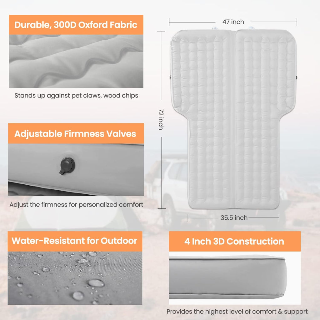 SUV Inflatable Air Mattress 4 Inch 2 Persons G77624