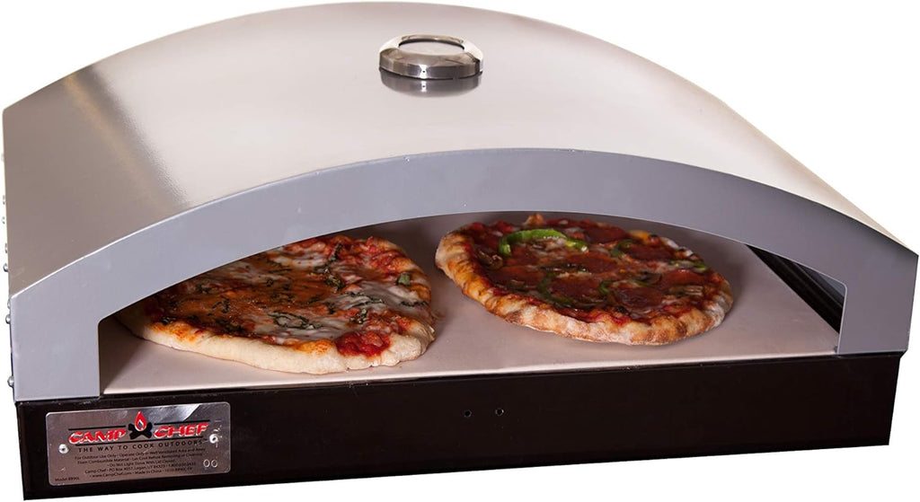 16 Two Burner Outdoor Pizza Oven with Ceramic Pizza Stone S746156