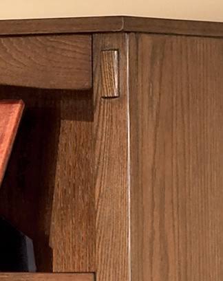 Brown Large Door Bookcase N235