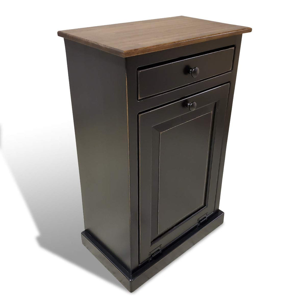 Wooden Pull Out Trash Can Cabinet L31234