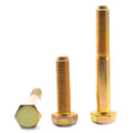 5/16x22-18 x 7/8x22 Grade 8 Hex Cap Screw Alloy Steel Yellow Zinc Plated A228986