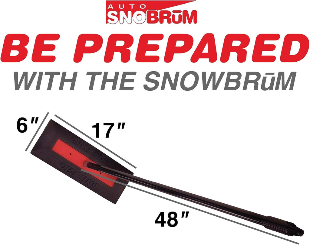 48 Inch Non-Scratch Snow Broom and Snow Remover, 6 Pack Z18362
