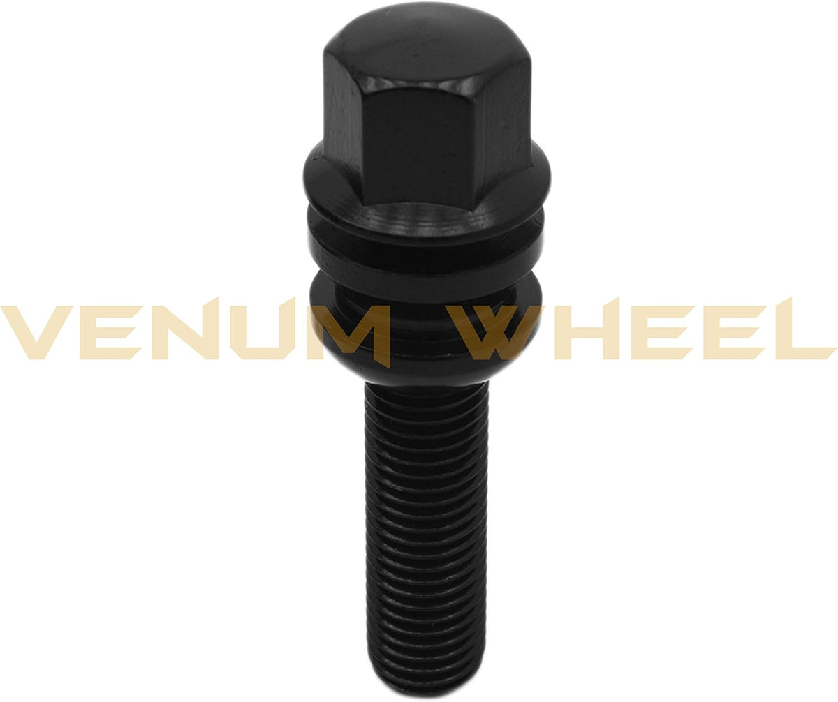 10 Pc Black Lug Bolts M14 X 1.5 R14943