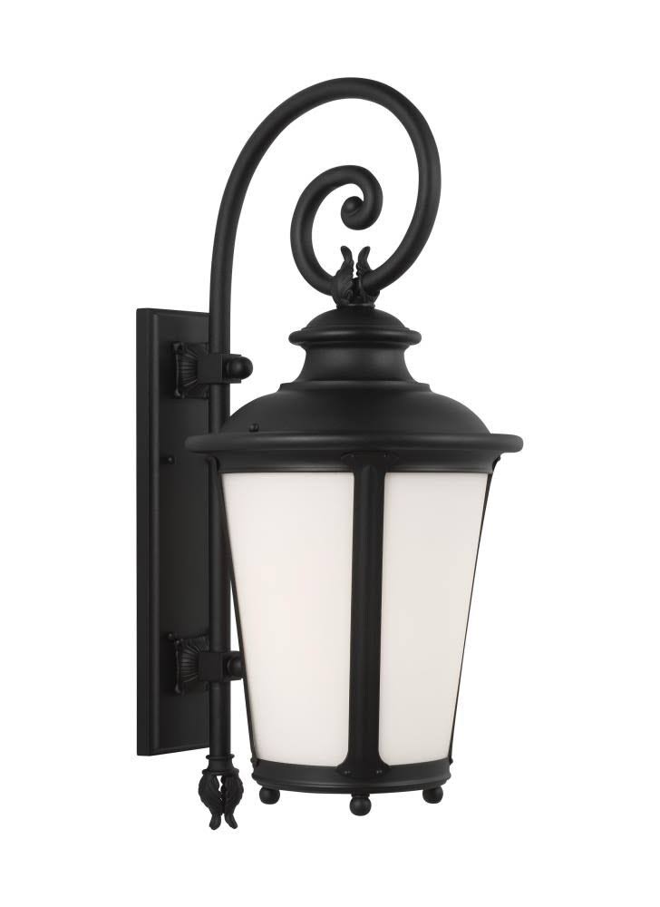 Black One Light Outdoor Wall Lantern D88626