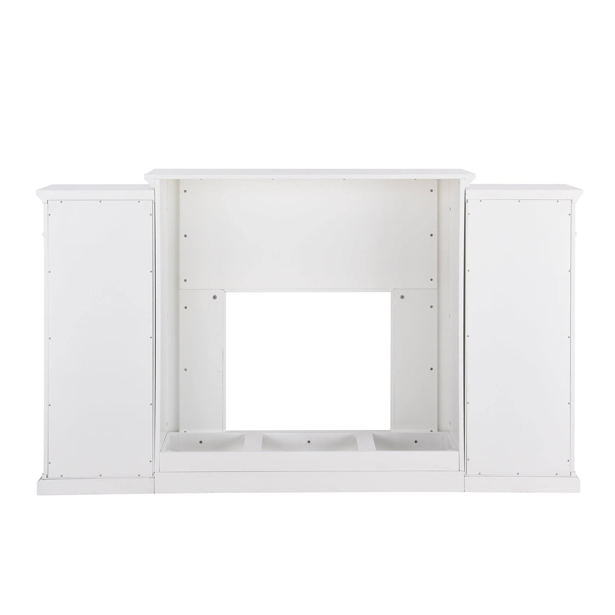 White Electric Fireplace Bookcase E624