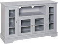 Grey Glass Door Storage Cabinet V5106