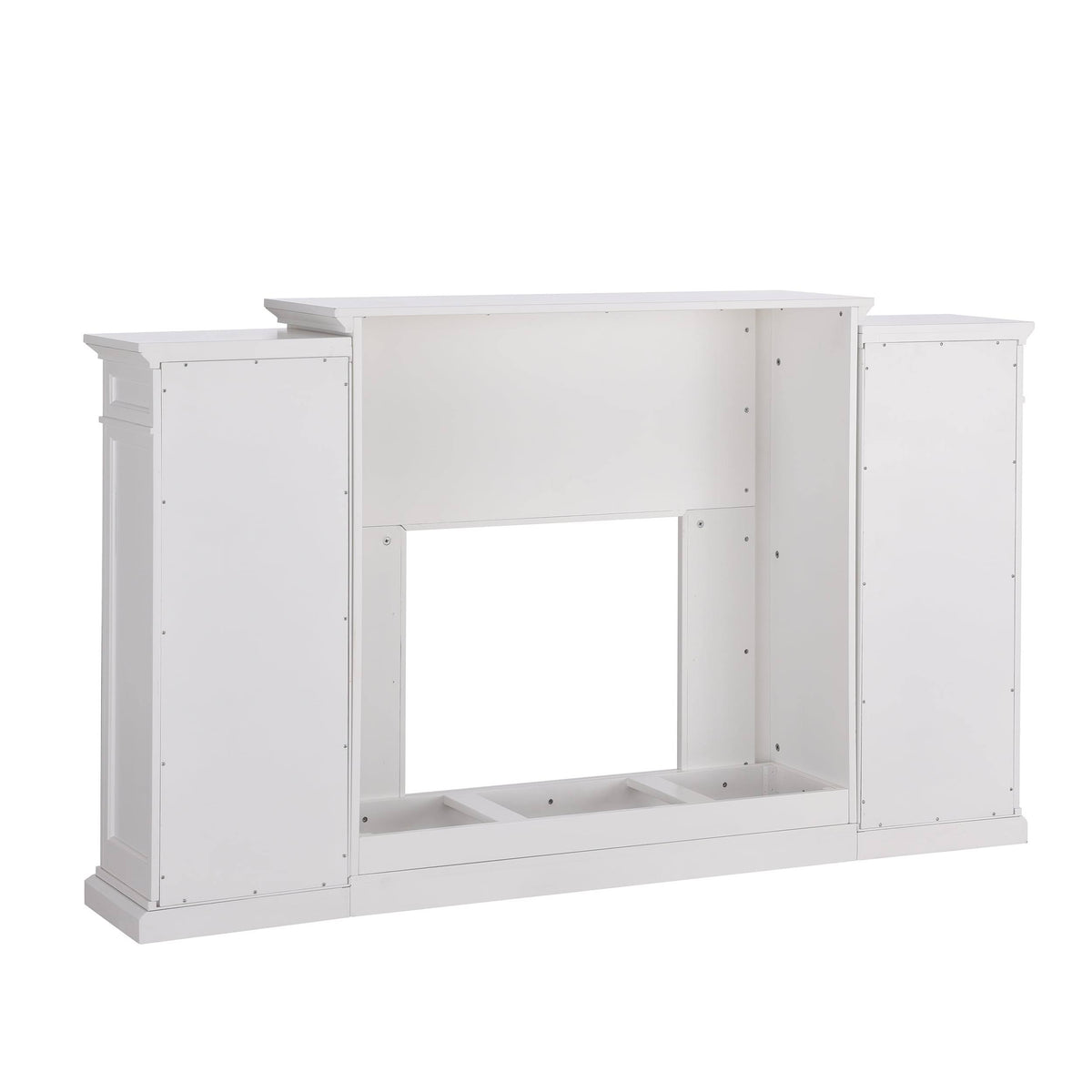 White Electric Fireplace Bookcase E624