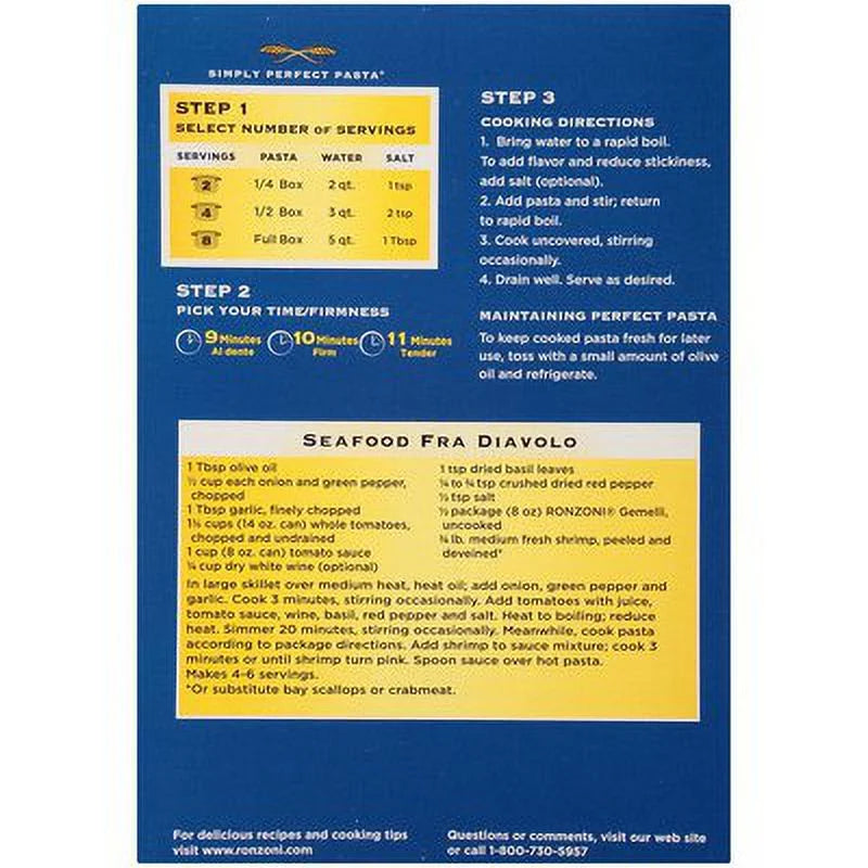 Gemilli Pasta 16 oz Pack of 8 F4823
