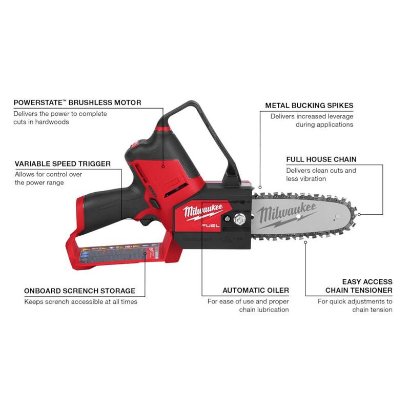 12V Lithium-Ion Brushless Cordless Pruning Saw G517907