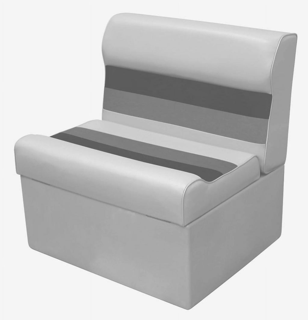 White Pontoon Bench Seat Base E253228