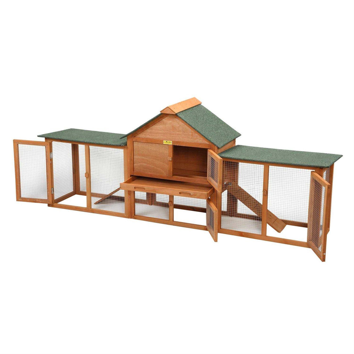 82L Extra-Large Wooden Rabbit Cage With Double Runs G159