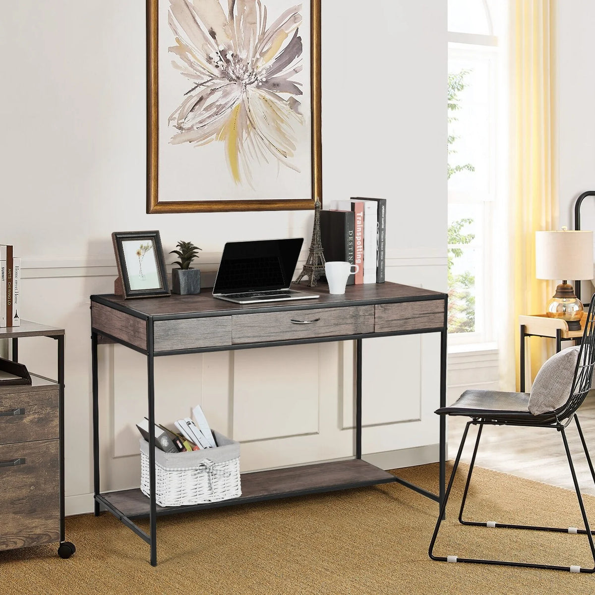 Rustic 1-drawer Computer Writing Desk Z277001