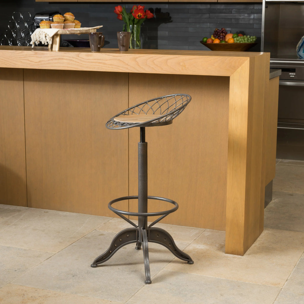 Adjustable Height Bar Stool N158