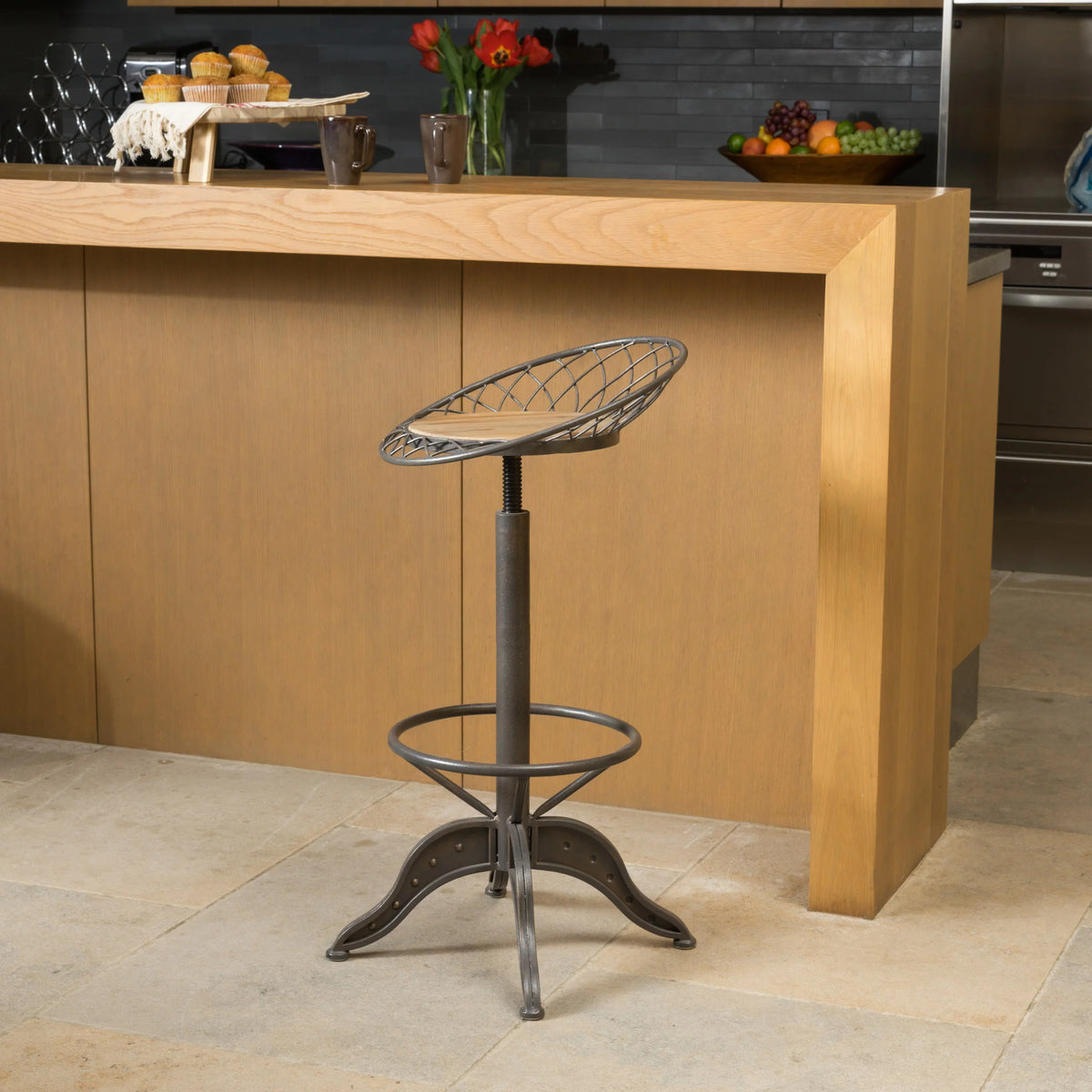 Adjustable Height Bar Stool N158