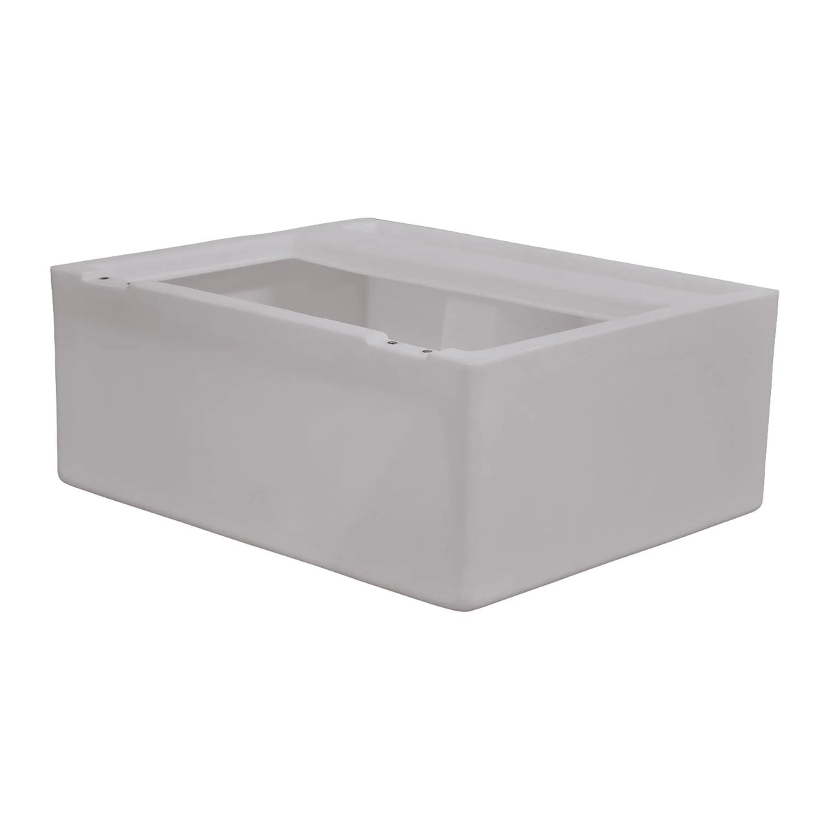 White Pontoon Bench Seat Base E253228