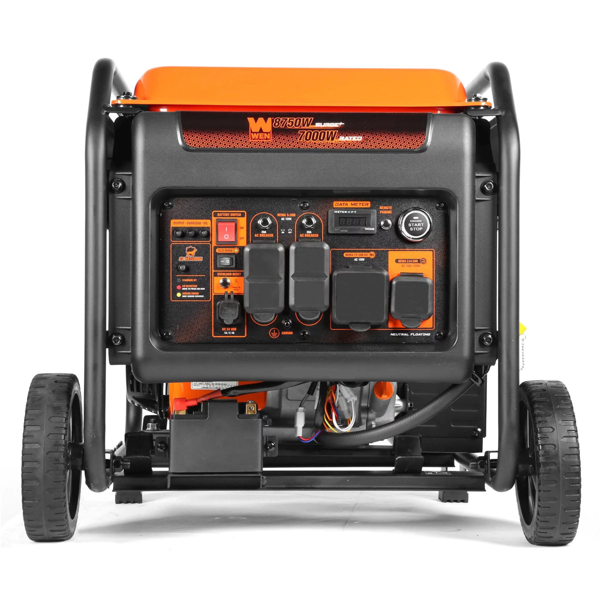 8750-Watt Dual Fuel Open Frame Inverter Generator B897