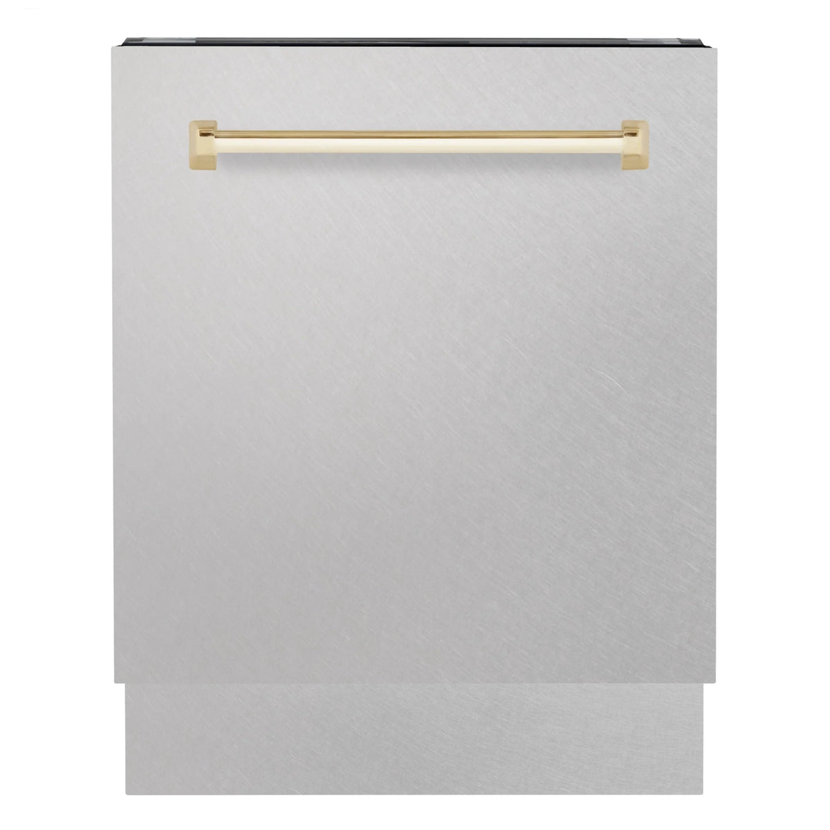 24 inch Tall Dishwasher in Stainless Steel with Gold Handle X51956