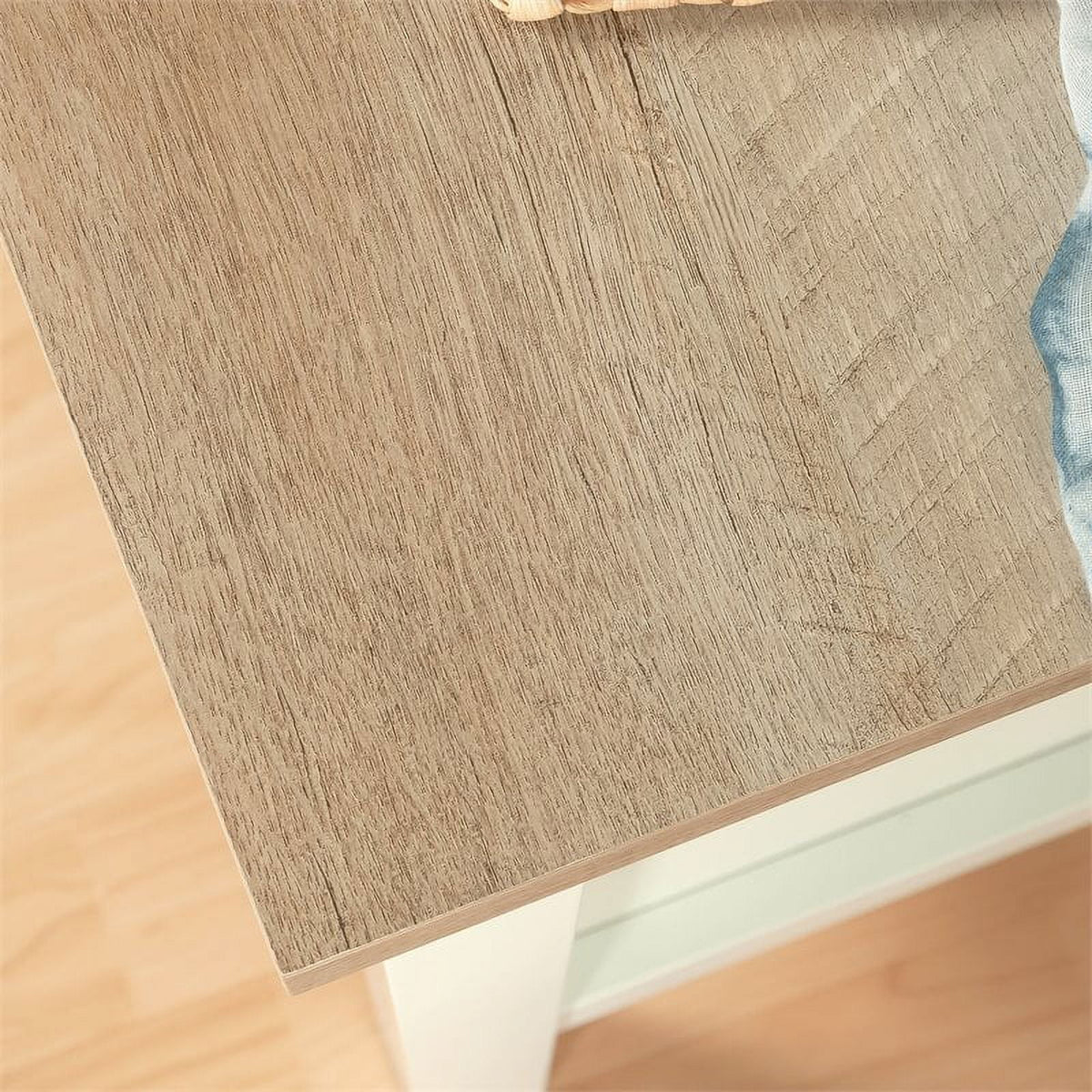 Soft White Entryway Bench with Storage S32335