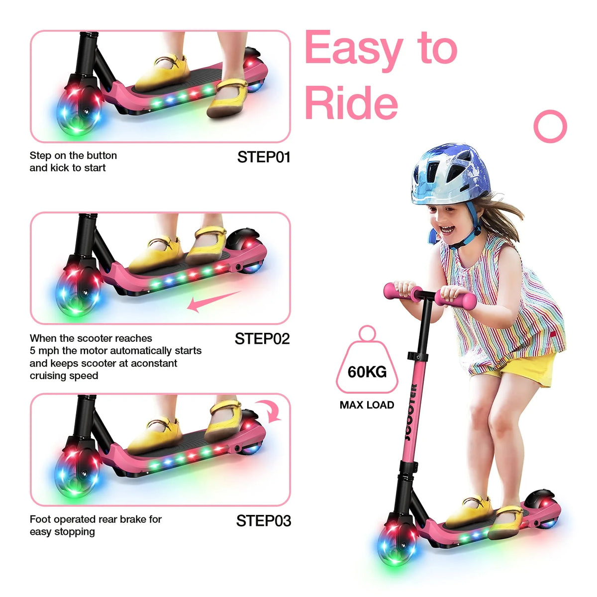 60W Electric Scooter for Kids X942