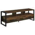 2-Drawer Farmhouse Wood TV Stand M375