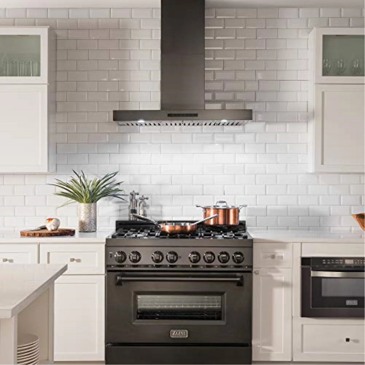 30 in. Black Stainless Steel Wall Range Hood I766