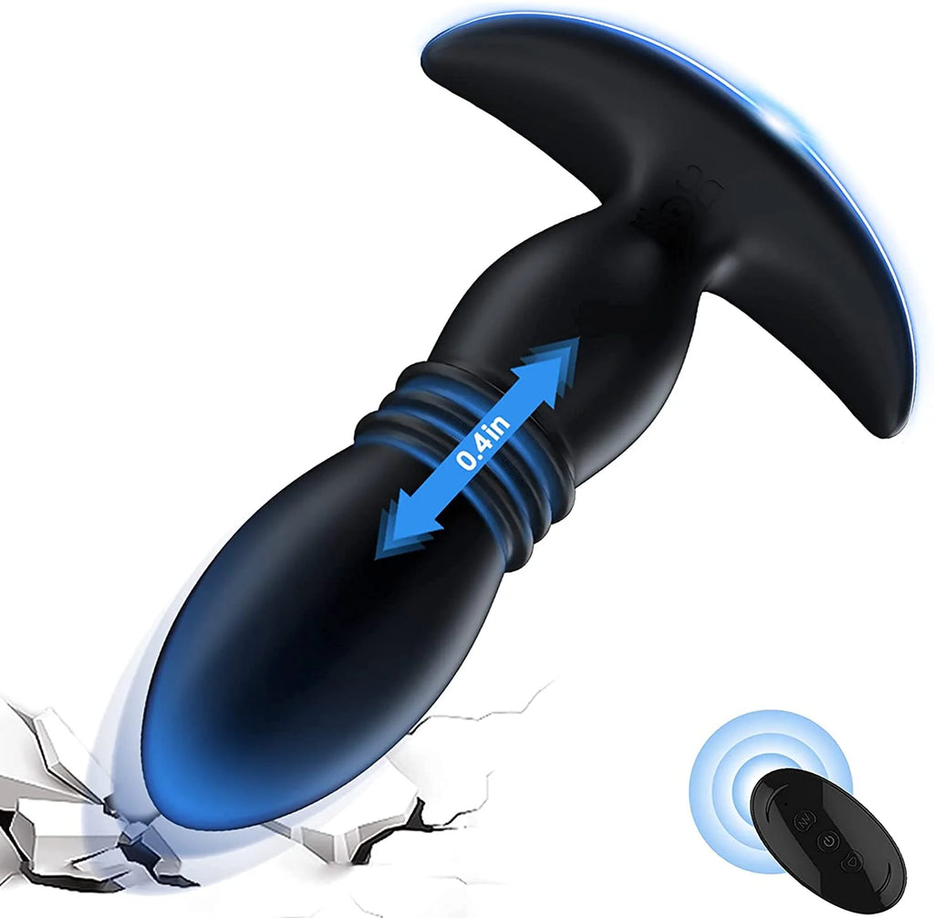 2in 1 Prostate Massager 7 Thrusting Modes Waterproof C2129