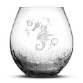 Handblown Hand Etched 18Oz Stemless Wine Glass Z403513