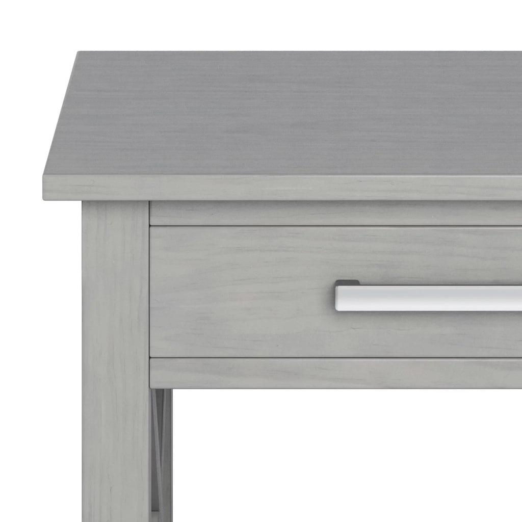 Fog Gray Square End Side Table S459