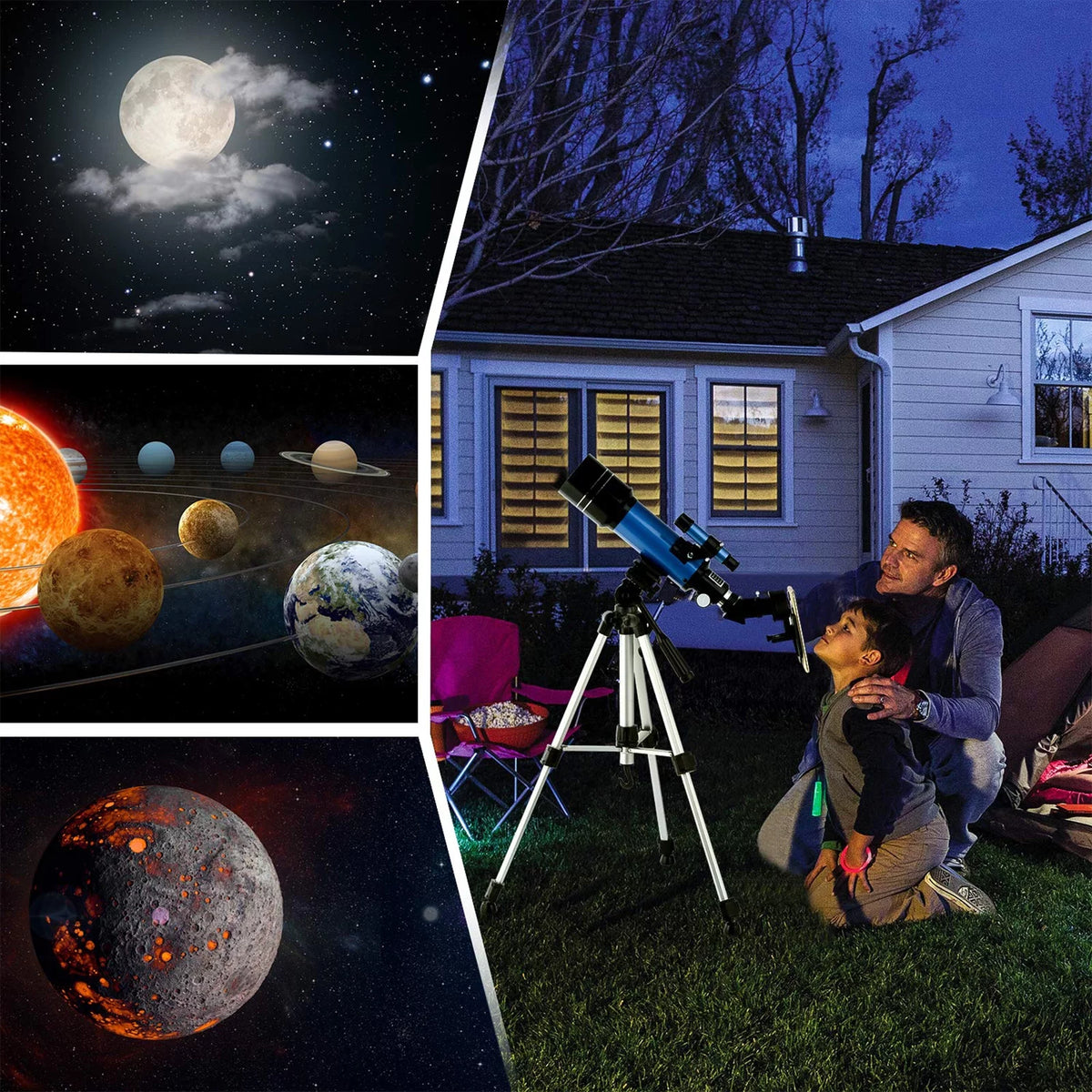 70mm Aperture 400mm Astronomical Refracting Telescope Z257018