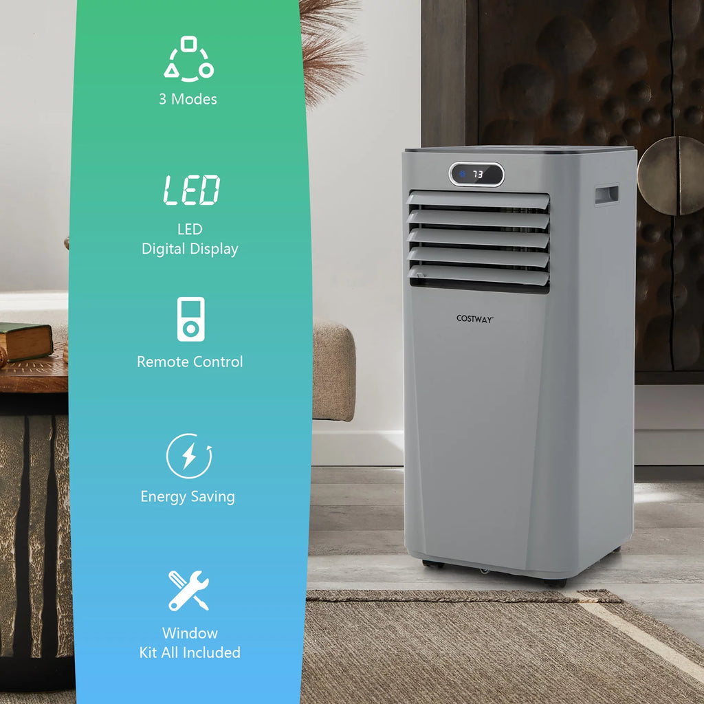 6000 BTU Portable Air Conditioner White Q10661
