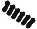 No Show Socks 6 Pack One Size Black R72021