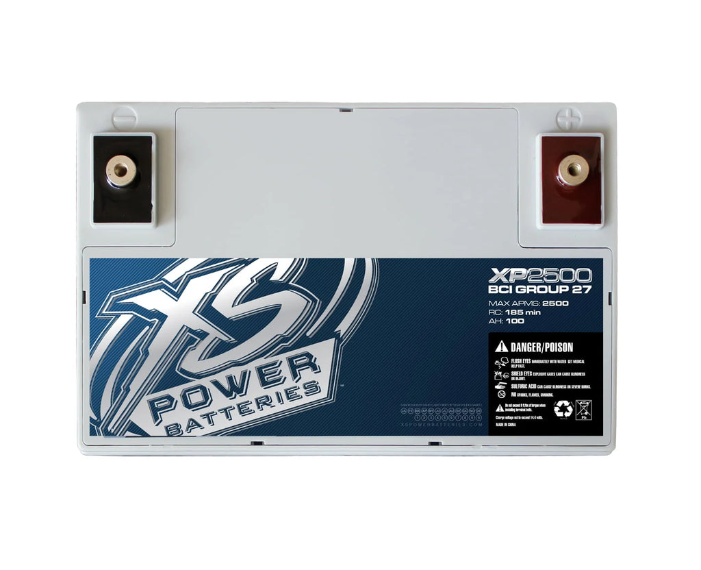 12V Compact Car Audio Battery AGM 80 Amp Hours D743039