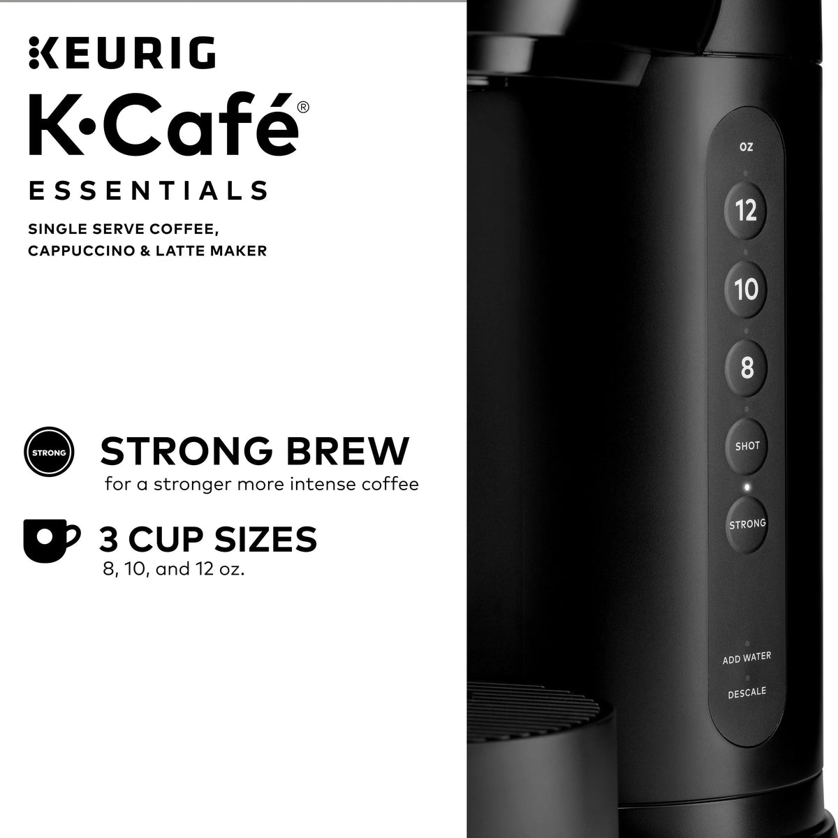 Single Serve K-Cup Pod Coffee Maker, Black W236194