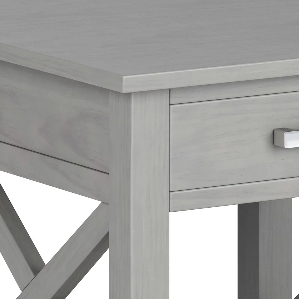 Fog Gray Square End Side Table S459