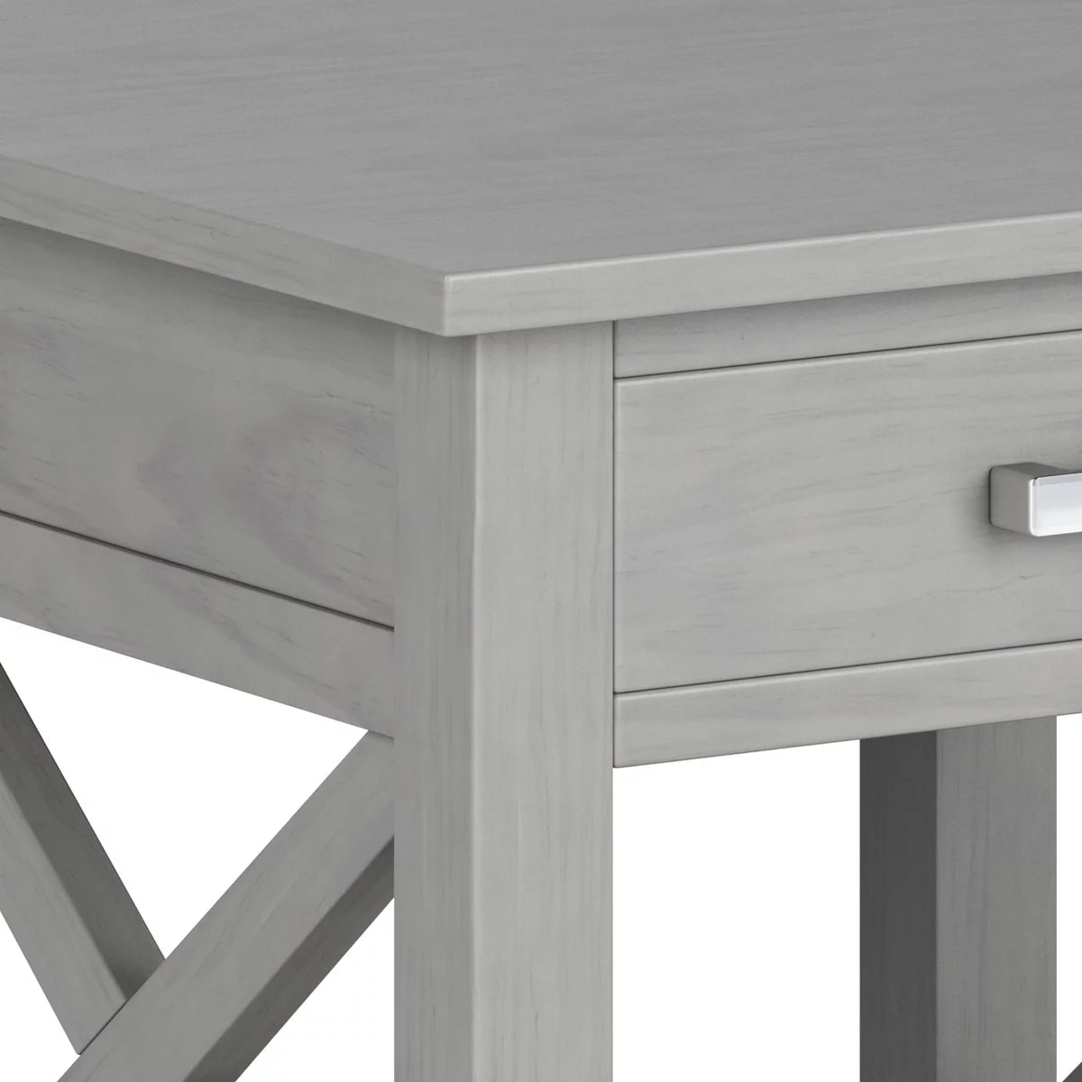 Fog Gray Square End Side Table S459