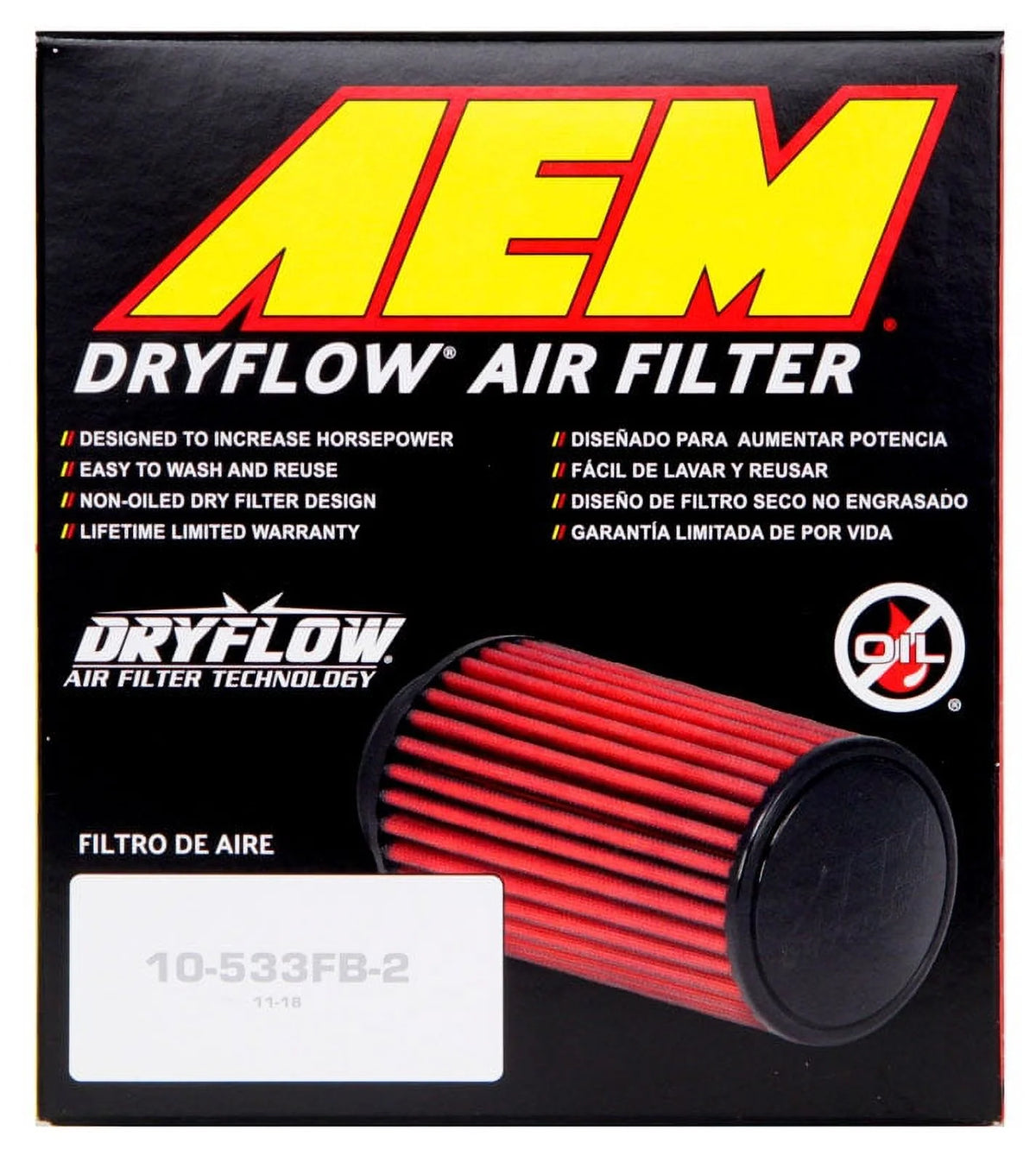 DryFlow Air Filter H928
