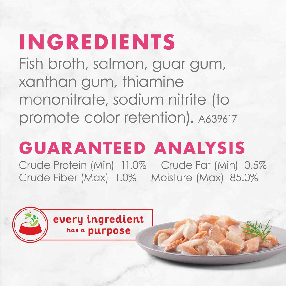 Grain Free Wet Cat Food Topper Salmon Appetizer H5552