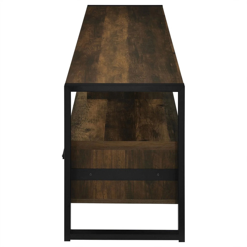 2-Drawer Farmhouse Wood TV Stand M375