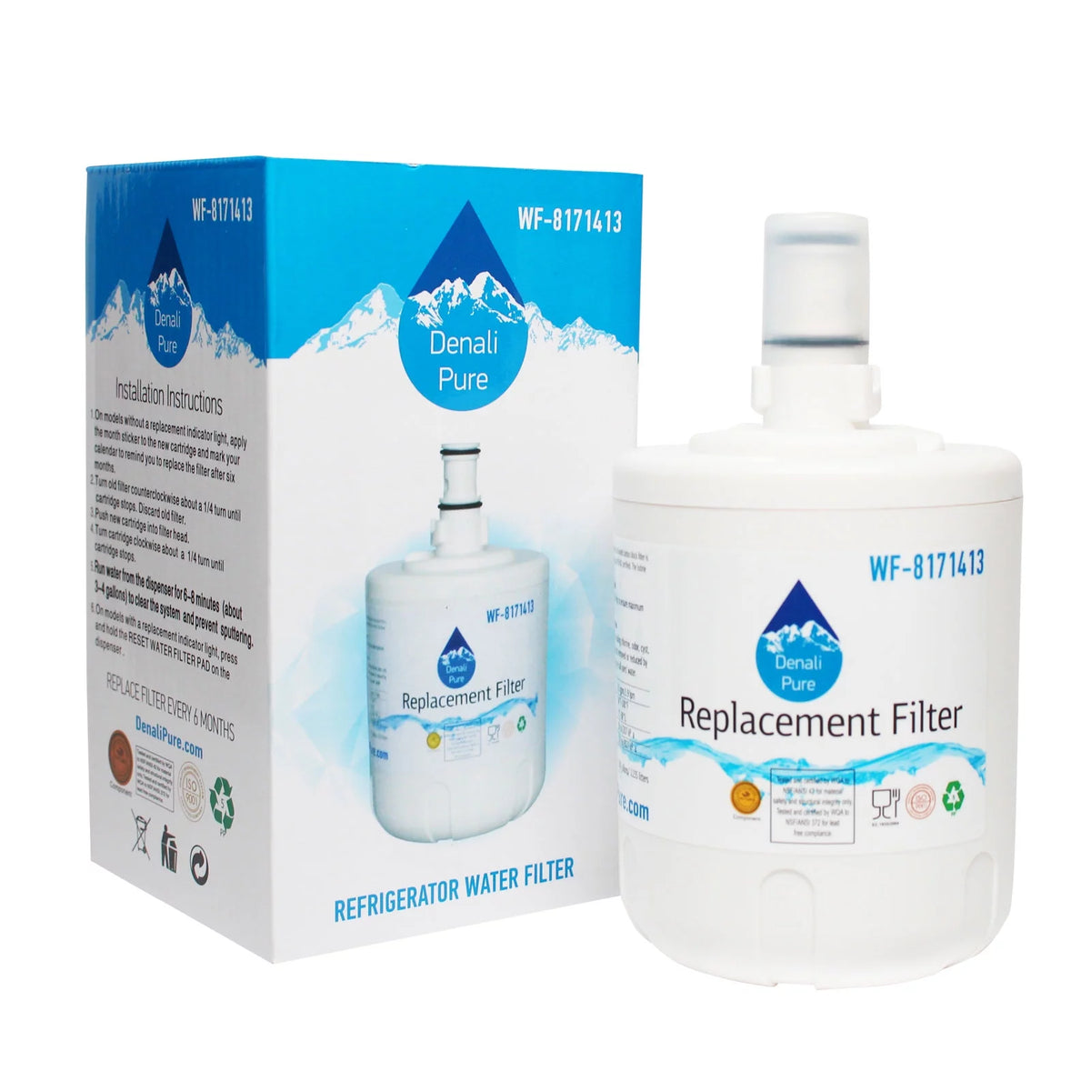 2-Pack Refrigerator Water Filter Cartridge R767