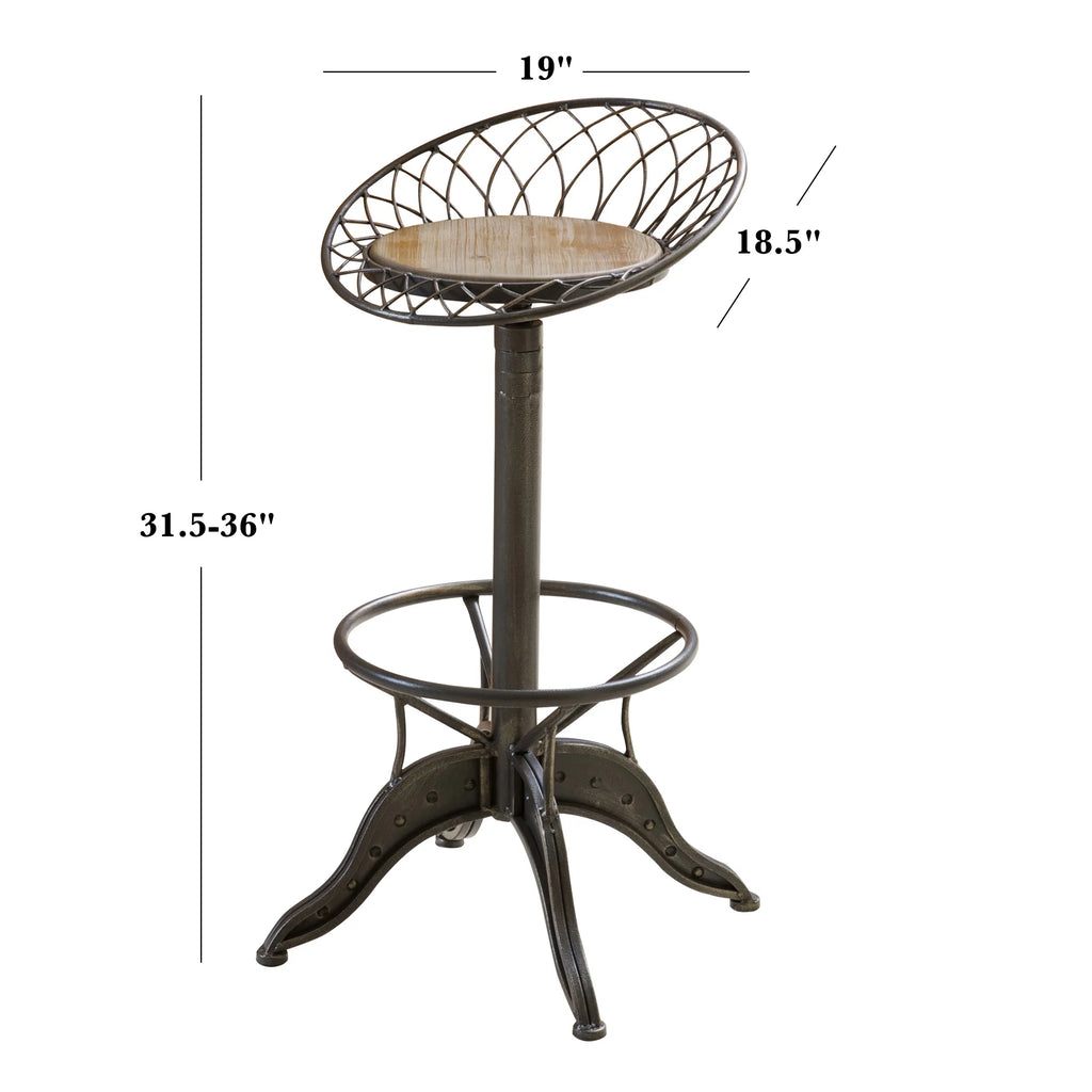 Adjustable Height Bar Stool N158