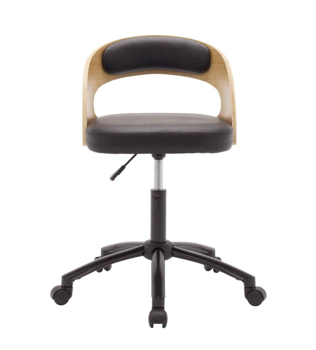 Ashwood Low Wood Back Swivel Office Chair I690