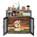41 in. Heavy Duty Dog Crate Furniture V39309
