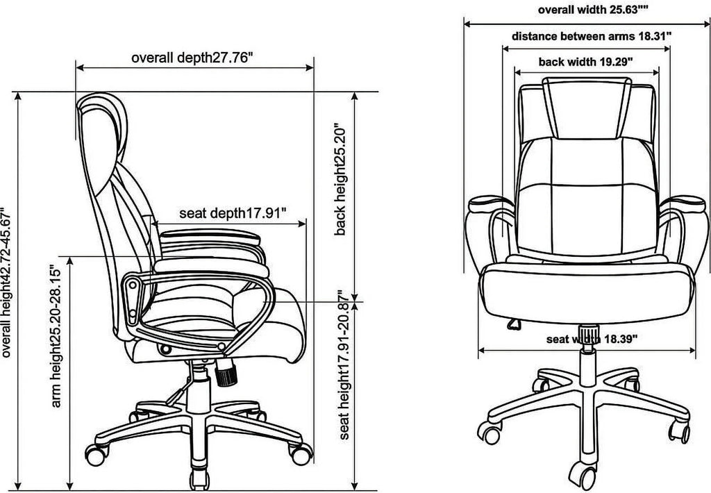 Black High-Back Executive Chair G420536